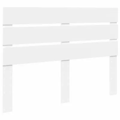 vidaXL Vzglavje z vzglavjem Bela 150 cm Konstruiran les