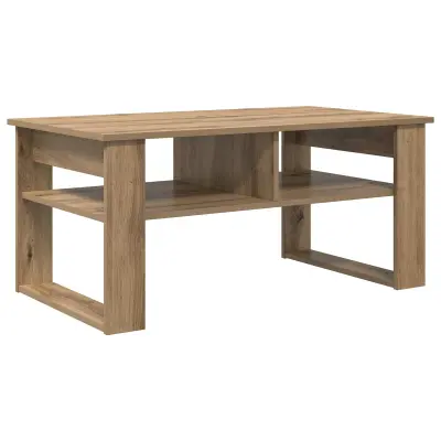 vidaXL Klubska miza Umetni hrast 96 x 54 x 44 cm Konstruiran les