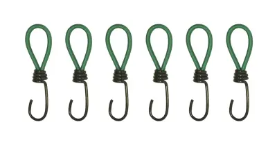 Gumijasti napenjalniki za mreže in prtljago, 6 kosov, 70-160 mm