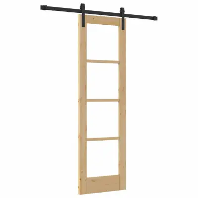 vidaXL Drsna vrata ORKDAL Naravna 61 x 198,5 cm