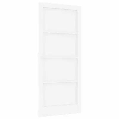 vidaXL Notranja vrata ORKDAL Bela 93 x 211 cm Vezani les