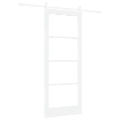 vidaXL Notranja vrata ORKDAL Bela 83 x 202 cm Masivno borovo les