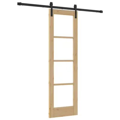 vidaXL Drsna vrata ORKDAL Naravna 61 x 198,5 cm