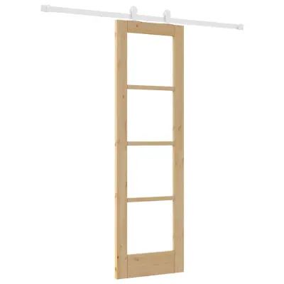 vidaXL Drsna vrata ORKDAL Naravna 61 x 198,5 cm