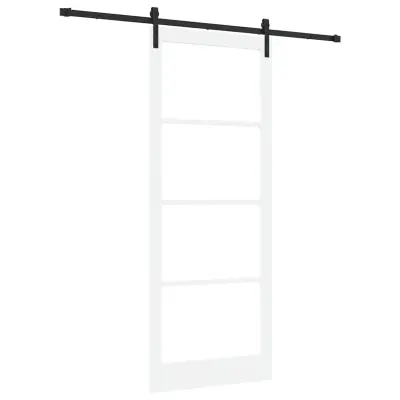 vidaXL Drsna vrata Drugo ORKDAL Bela 93 x 232 cm