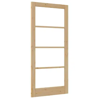 vidaXL Notranja vrata z steklom ORKDAL Rjava 93 x 202 cm