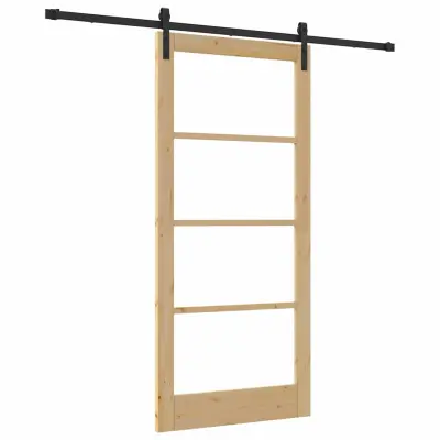 vidaXL Drsna vrata Drugo ORKDAL Rjava 93 x 202 cm