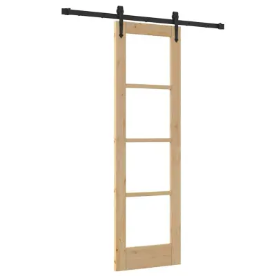 vidaXL Drsna vrata ORKDAL Naravna 61 x 198,5 cm