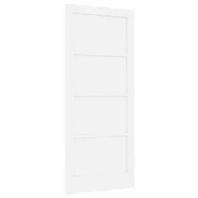 vidaXL Notranja vrata ORKDAL Bela 86 x 198,5 cm Vezani les