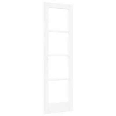 vidaXL Notranja vrata z steklom ORKDAL Bela 61 x 198.5 cm