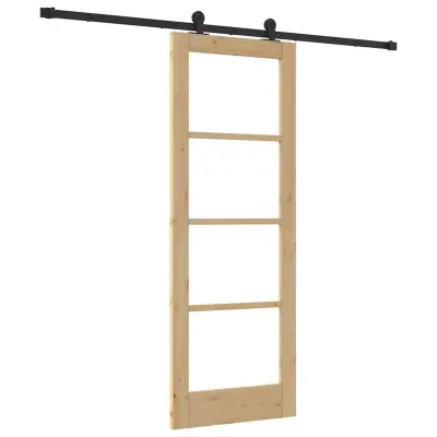 vidaXL Drsna vrata ORKDAL Naravna 73,5 x 198,5 cm