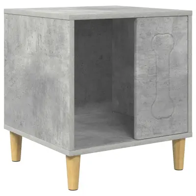 vidaXL Pasja hiša Beton 44 x 42 x 49 cm Konstruiran les