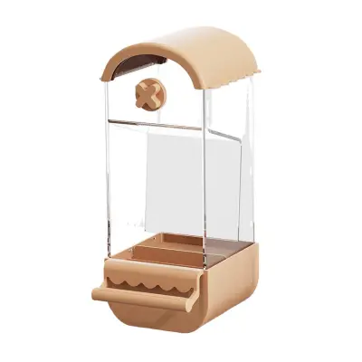 Yunding Parrot Samodejni Podajalnik: Velika Kapaciteta, Proti Razlitju, Prozoren Yellow