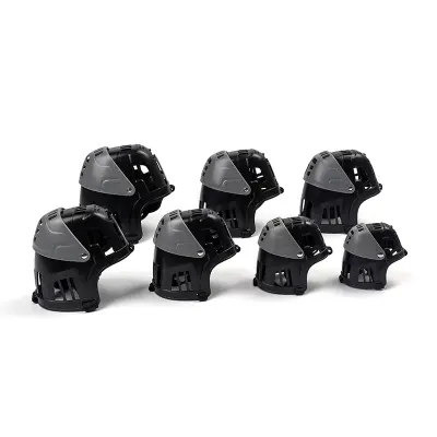 Nagobčnik za pse proti grizenju in laježu - zračen in nastavljiv - črn - omogoča pitje in hranjenje - poseben za trening hoje s psom  6