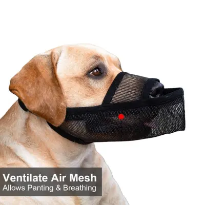 Zračna Mrežasta Pasja Nagobčnica - Zaščita Pred Grizenjem in Lizanjem  M