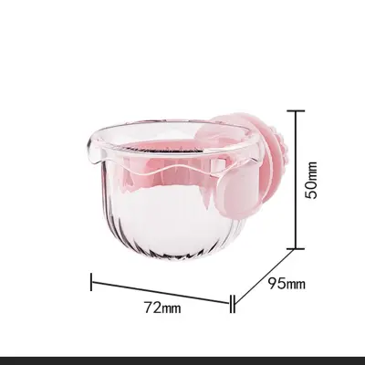 Hranilnik za ptice Honey Pot: viseča posoda za hrano za papige z odstranljivo zasnovo Pink