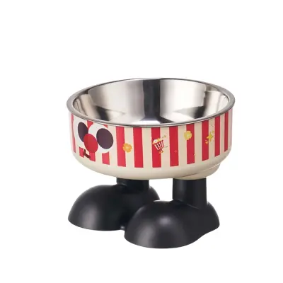 Risana posoda za hišne ljubljenčke z visokimi nogami: zaščita vratu in stabilnost