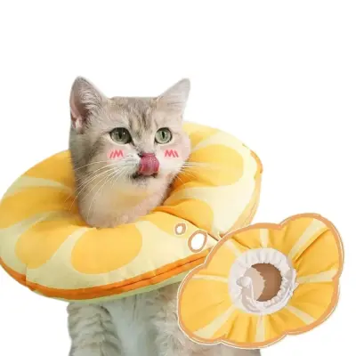 Vodoodporna Mačja Elizabetinska Ovratnica - Nastavljiva Ovratnica za Okrevanje Hišnih Živali  L