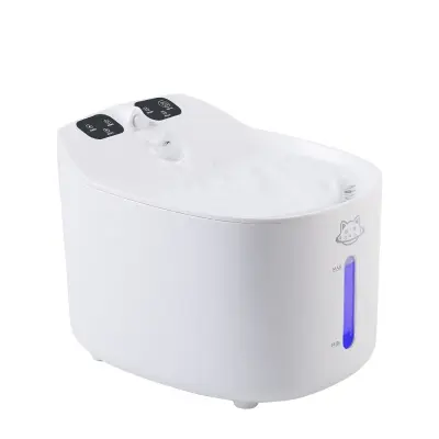 Brezžični pametni senzor fontane za hišne živali - samodejna filtracija za pse in mačke White