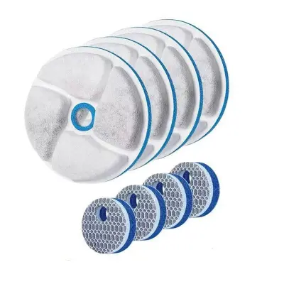 Nadomestni filter za fontano za hišne živali z okroglo gobico (5 kosov)