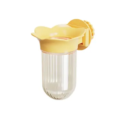 Tulip Bird Vegetable Feeder z ohranjanjem vode - Ohranjajte zelenjavo svežo Yellow