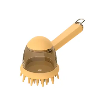 Nežna krtača za kopanje hišnih ljubljenčkov za mačke in pse Yellow