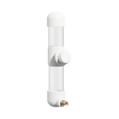 280ml kletka viseči napajalnik za ptice - samodejni dozirnik proti puščanju White