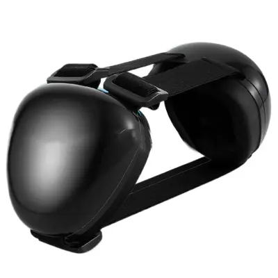 Pasji ušesni glušniki za zmanjševanje hrupa - Nastavljiva zaščita sluha za hišne ljubljenčke Black