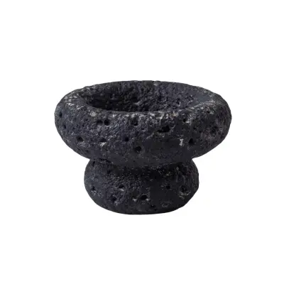 Visoka posoda za hrano za plazilce, debela posoda za hranjenje Black