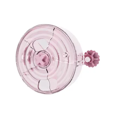 Interaktivna igrača za iskanje hrane za ptice - vrtljivi podajalnik za mentalno stimulacijo Pink