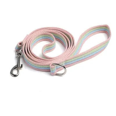 Gradient Poliestrska Pasja Vrvica z 360° Vrtljivim Delom - Brez Zapletanja Pink+Blue