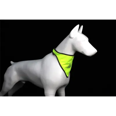 Odsevna rutka za hišne ljubljenčke, nastavljiva velikost Yellow S