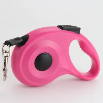 4m Samodejni izvlečni povodec za pse - Avtomatski povodec za sprehode Rose red