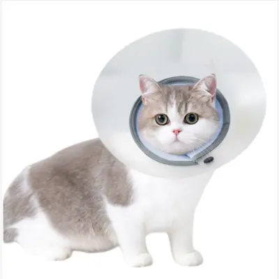 Zračni snemljiv ovratnik za zaščito hišnih ljubljenčkov po operaciji Blue M