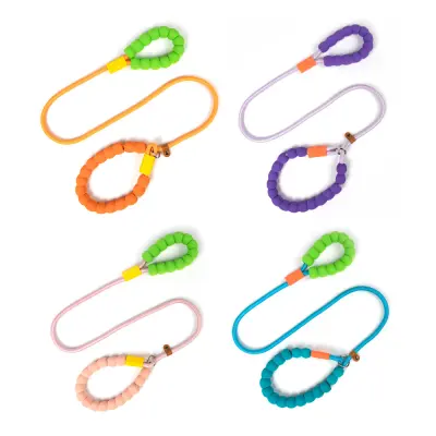 Udoben pasji povodec z oblazinjenjem iz bombaža Blue