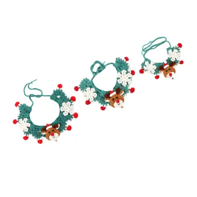 Komplet božičnih kostumov za hišne ljubljenčke (3 paketi)  20x7x1,3 cm