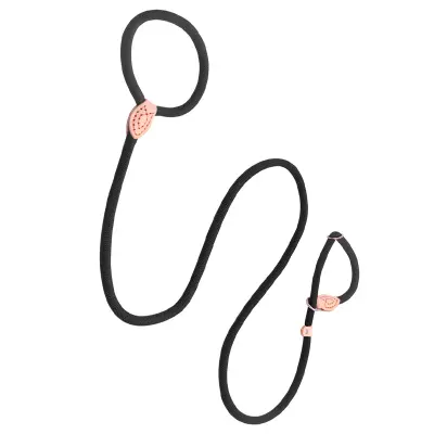 Črna Pasja Vrvica - 180cm Dolga, 8mm Premer - PP Trak