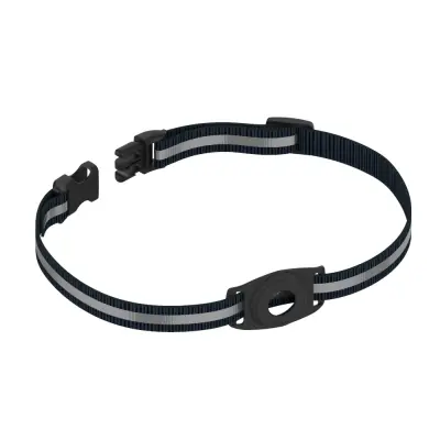 Držalec za ovratnico za hišnje živali Airtag - varen in eleganten nosilec sledilnika GPS Black