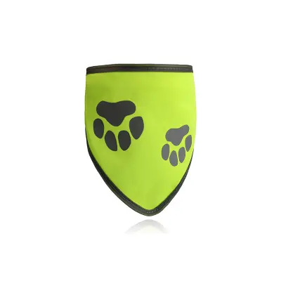 Odsevna rutka za hišne ljubljenčke, nastavljiva velikost Yellow M