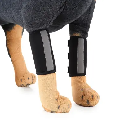 Opornica za koleno za pse za podporo ACL/CCL - zračna opornica za nogo za hišne ljubljenčke za okrevanje po poškodbah  S