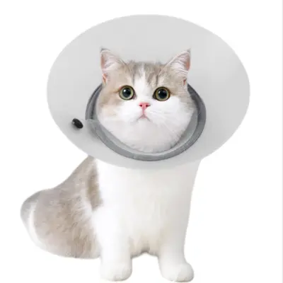 Zračni snemljiv ovratnik za zaščito hišnih ljubljenčkov po operaciji Grey S