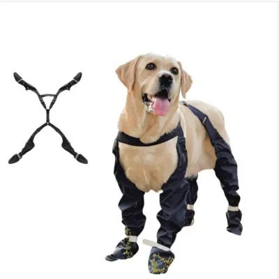 Hišni ljubljenčki, ki so odporni na padec/umazanijo/vodoodporni zunanji čevlji z elastičnimi trakovi  XL