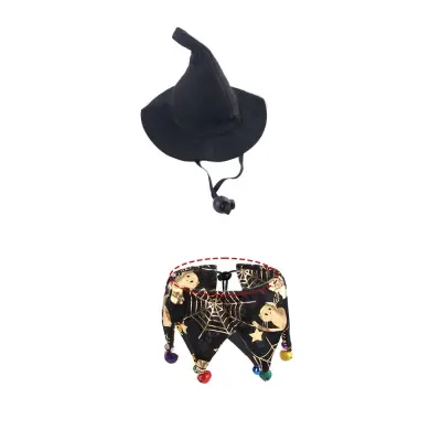 Komplet šala za hišne ljubljenčke za noč čarovnic: zabaven in udoben kostum