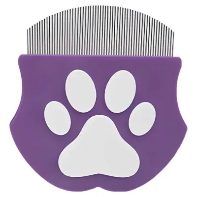 Mini glavnik za bolhe za mačke in pse - glavnik iz nerjavečega jekla