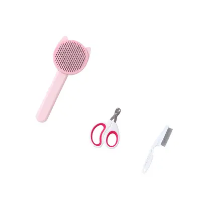 Komplet za nego hišnih ljubljenčkov z glavnikom proti bolham in ščipalcem za kremplje