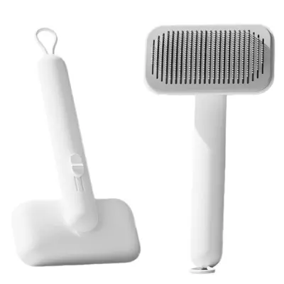 Enoročni odstranjevalec dlake za hišne ljubljenčke z nastavljivo višino in čiščenjem White