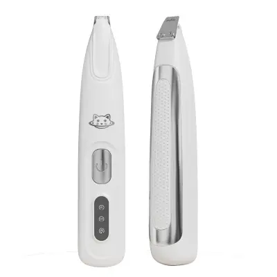 Pralni strižnik za hišne živali: polnilni, LED lučka, tihi in vodoodporni White