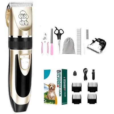 Komplet električnega strižnika za hišne živali z dodatnimi nastavki