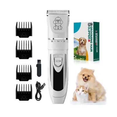 Električni strižnik za hišne živali s keramično glavo za natančno nego