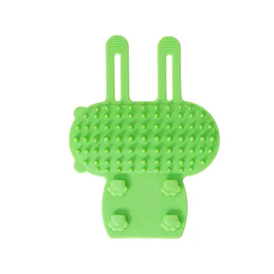 Masažna krtača za mačke za stenski kot Green